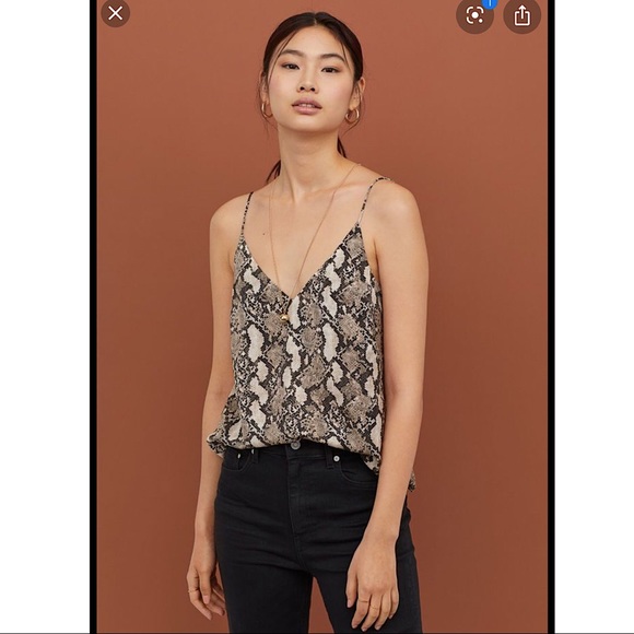 Snakeskin Patterned Cami - Picture 3 of 7